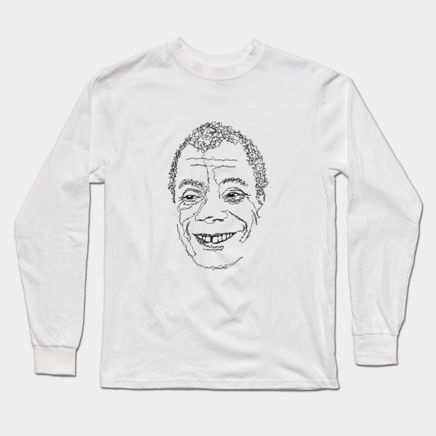 James Baldwin Long Sleeve T-Shirt by TropicalHuman